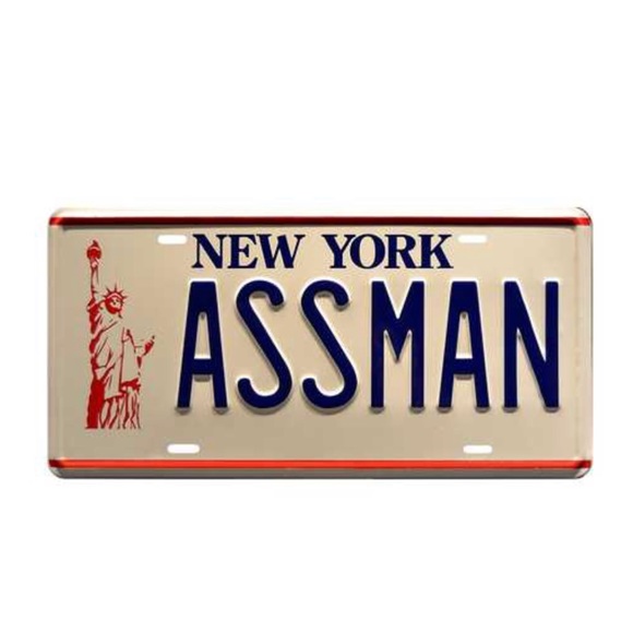 New Cosmo Kramer Seinfeld License Plate Wall Decor ~ Tin Metal Tag Fan Sign - Picture 6 of 8